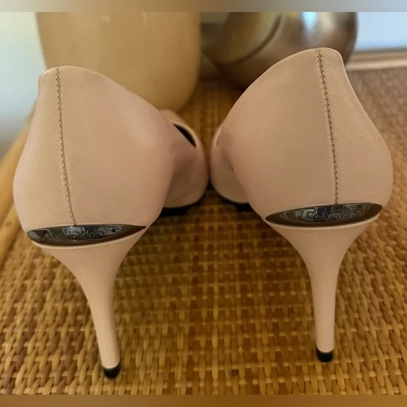 Calvin Klein Gayle Pointed Toe Pumps Heels Blush Pink Size 8 Unworn - Picture 4 of 6